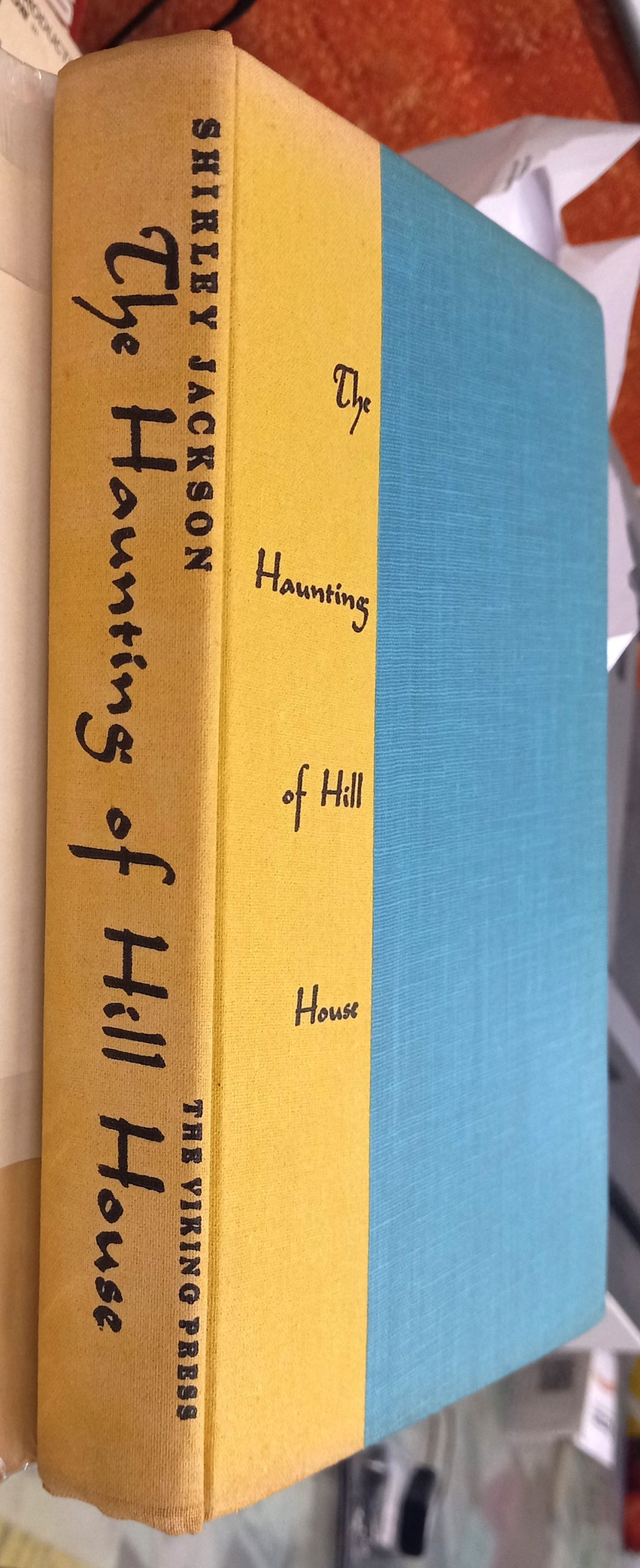 The Haunting of Hill House binding spine and front board