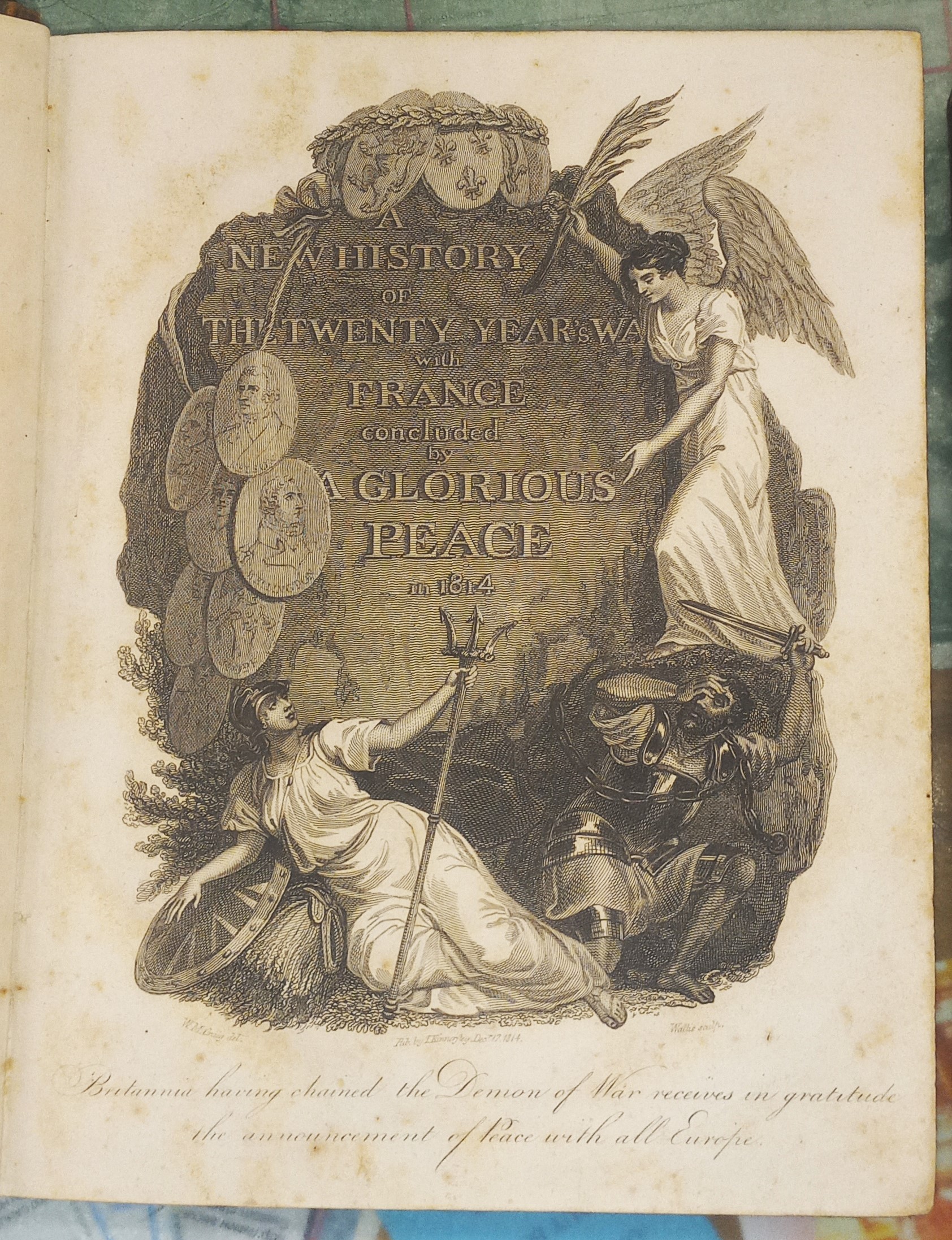 History of the War title page