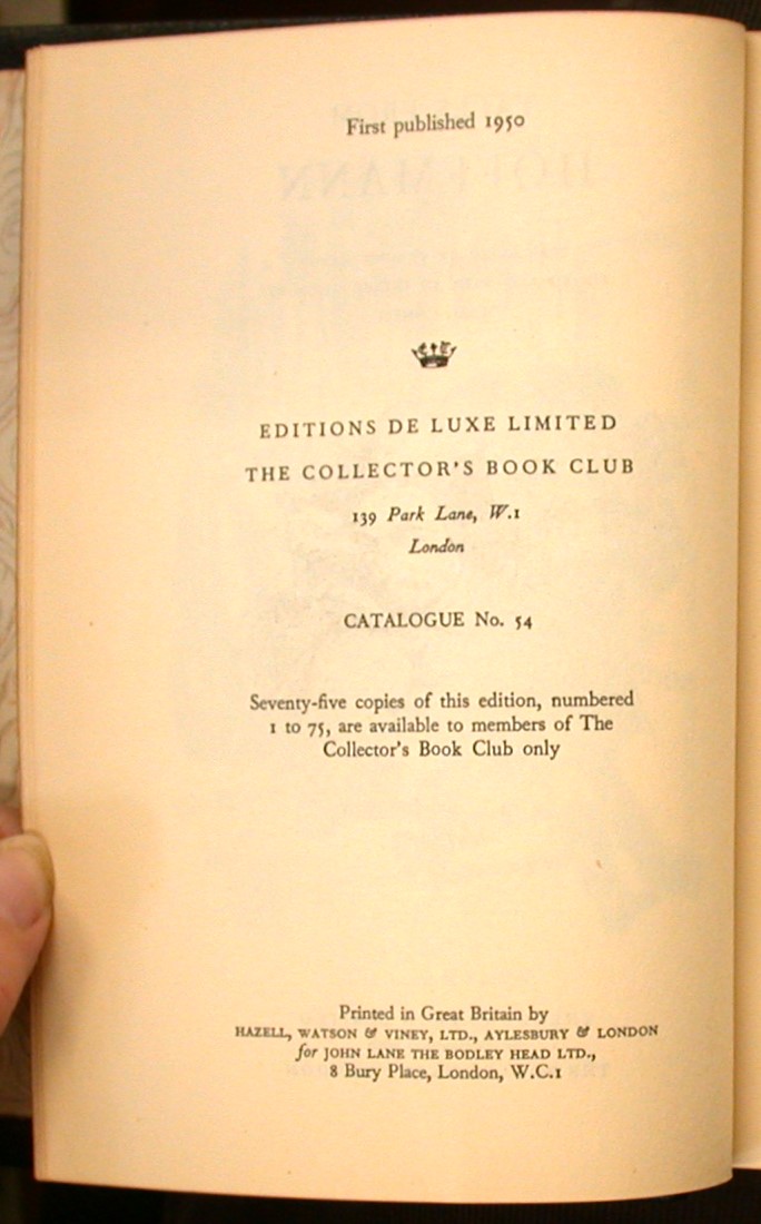 Tales From Hoffmann copyright page