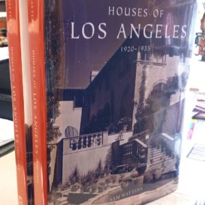 Houses of Los Angeles jacket spines of both volumes and jacket front of Volume 2