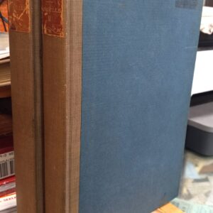 Venetian Life spines of both volumes and front board of Volume 2