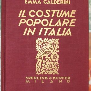 Il Costume Popolare in Italia front board