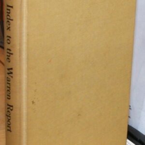 Subject Index to the Warren Report binding spine and front board