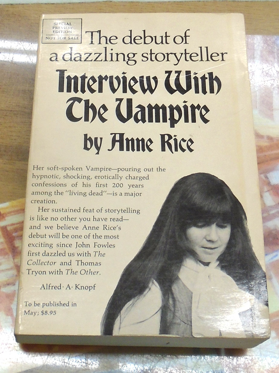 Interview With the Vampire front cover