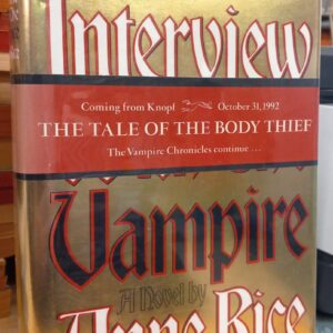 Interview With the Vampire jacket front and wraparound band