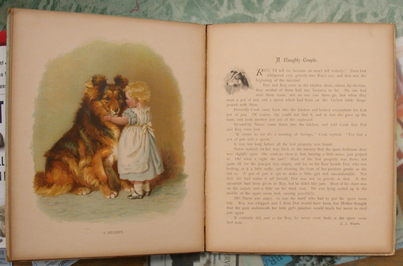 In the Farmyard pages with color plate