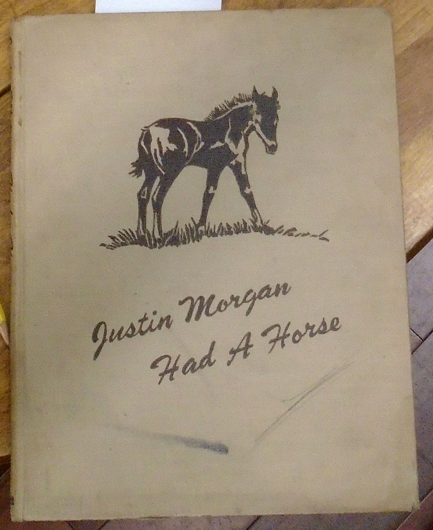 Justin Morgan front cover