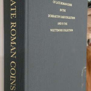 Catalogue of Late Roman Coins binding spine and front board