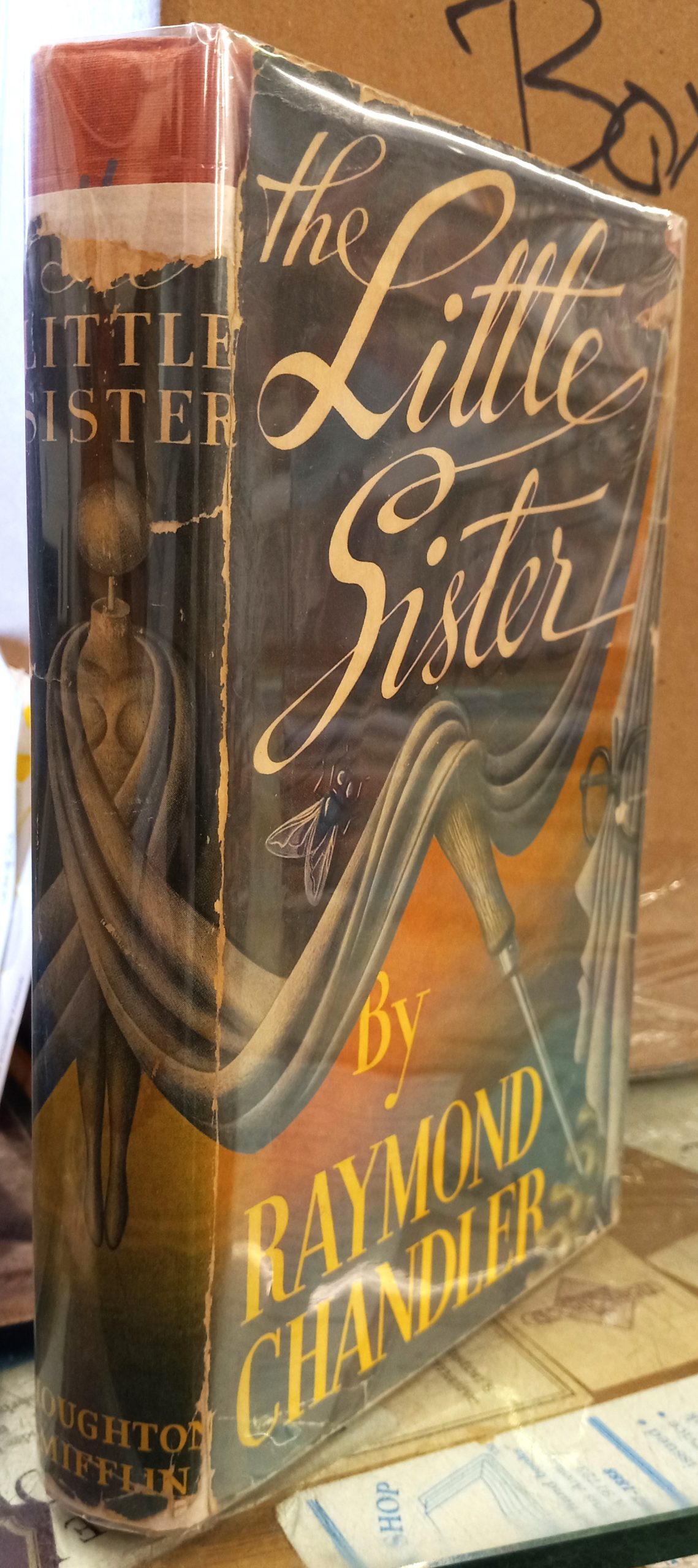 The Little Sister jacket spine and front