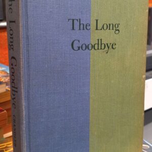 The Long Goodbye binding spine and front board