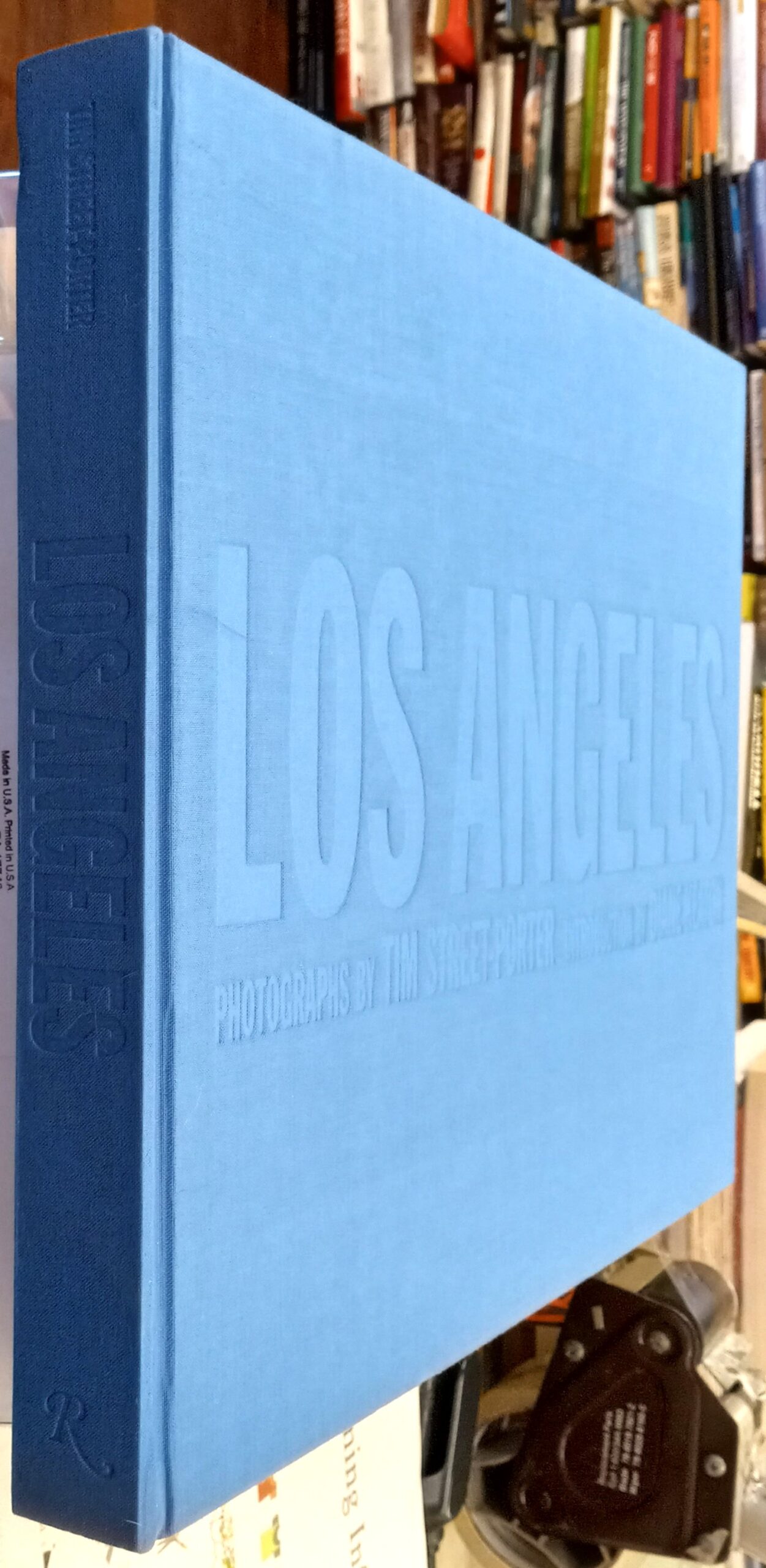 Los Angeles binding spine and front board