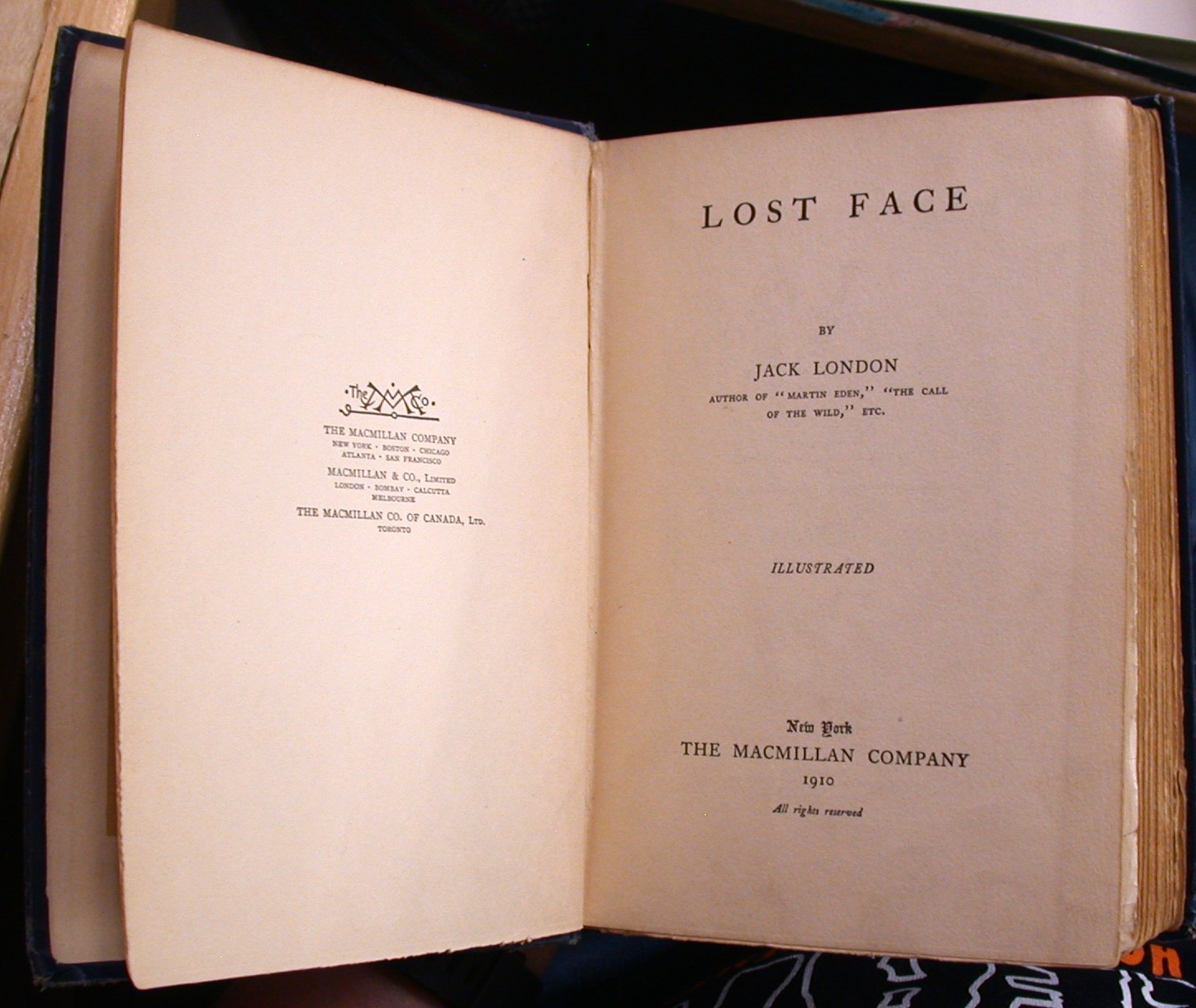Lost Face title page