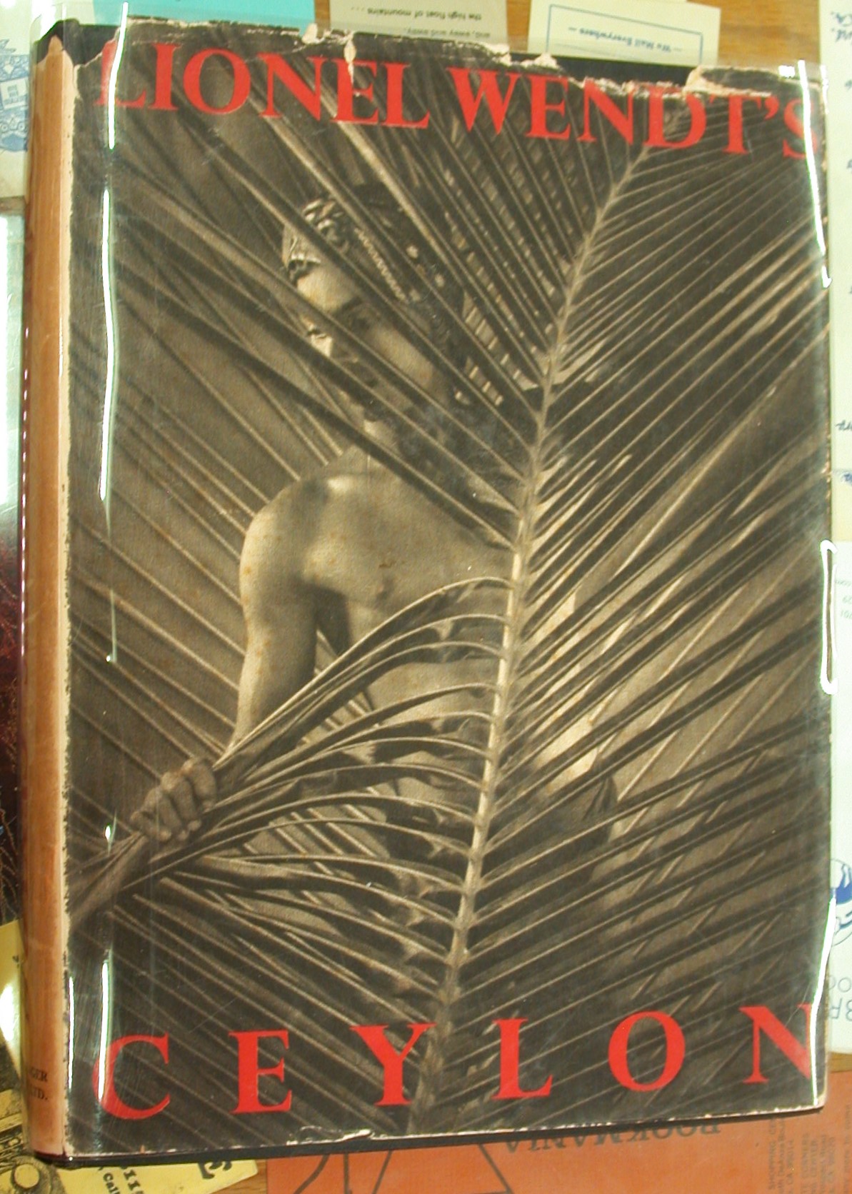 Jacket front for Lionel Wendt's Ceylon