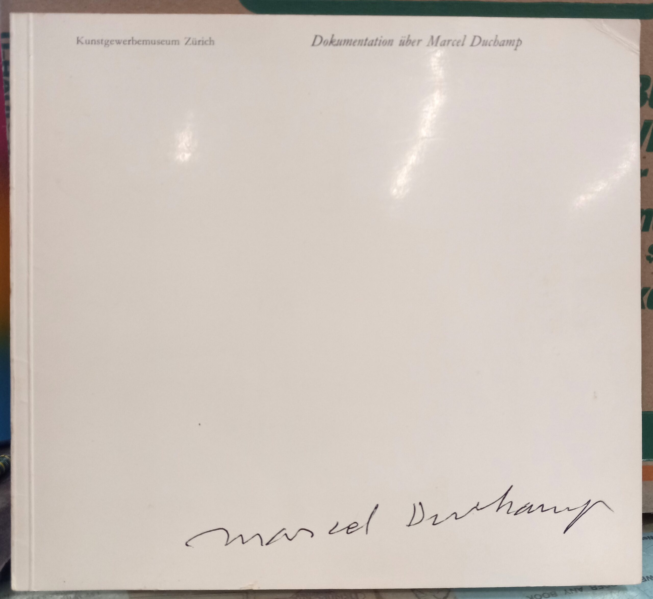 Marcel Duchamp front cover