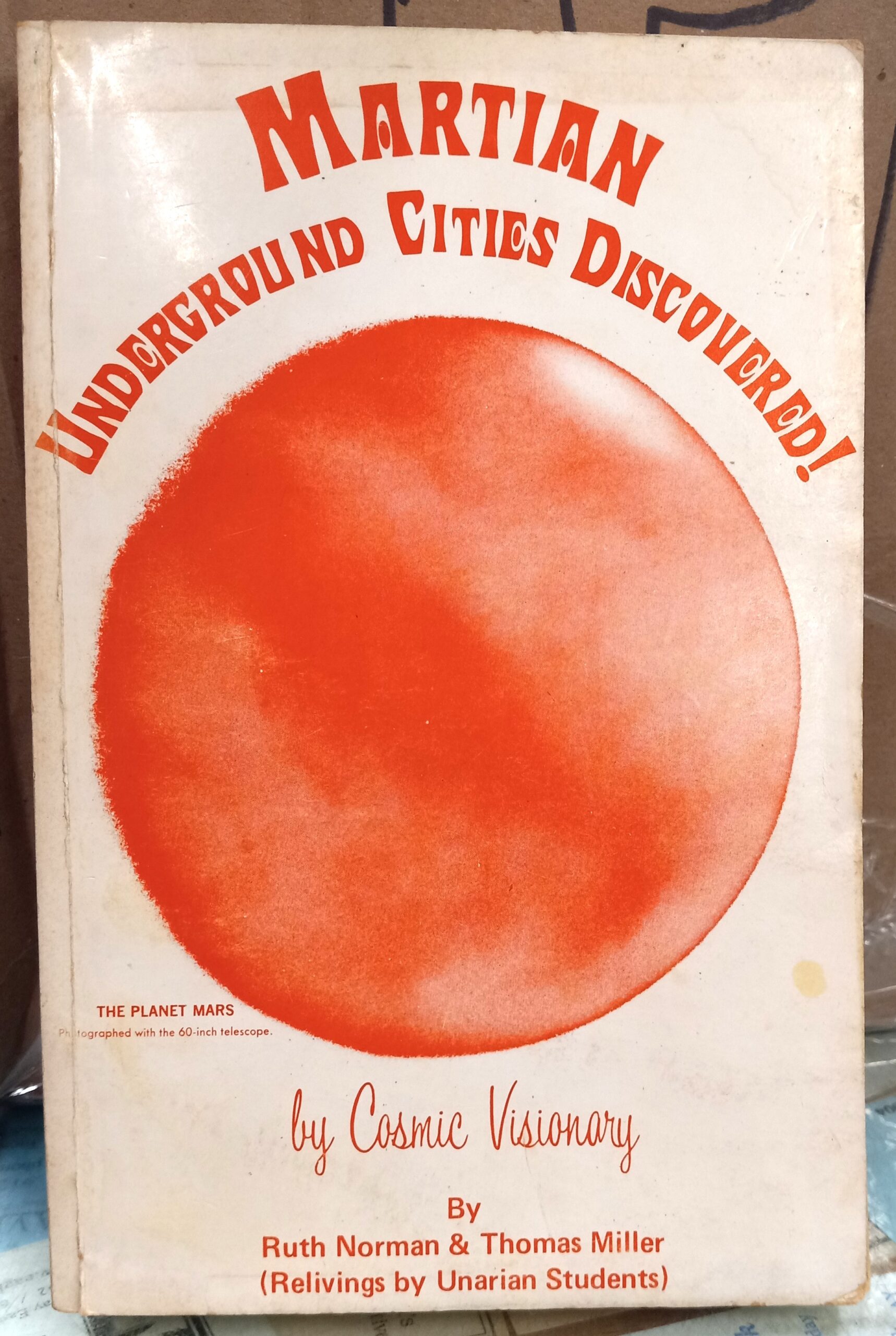 Martian Underground Cities Discovered front cover