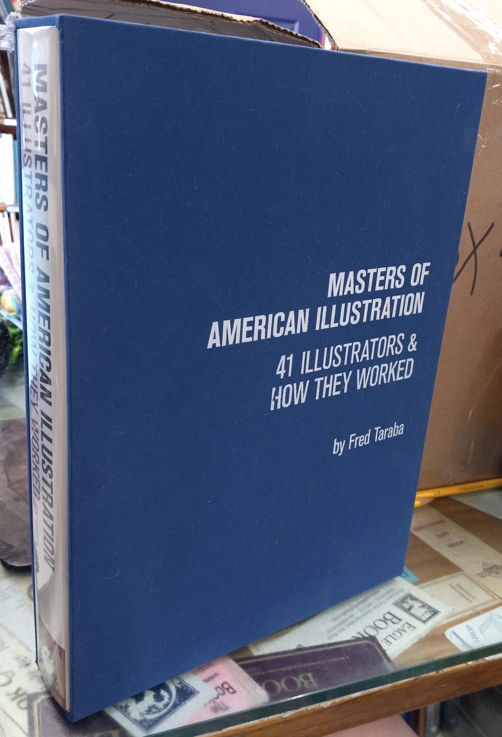 Masters of American Illustration book inside slipcase