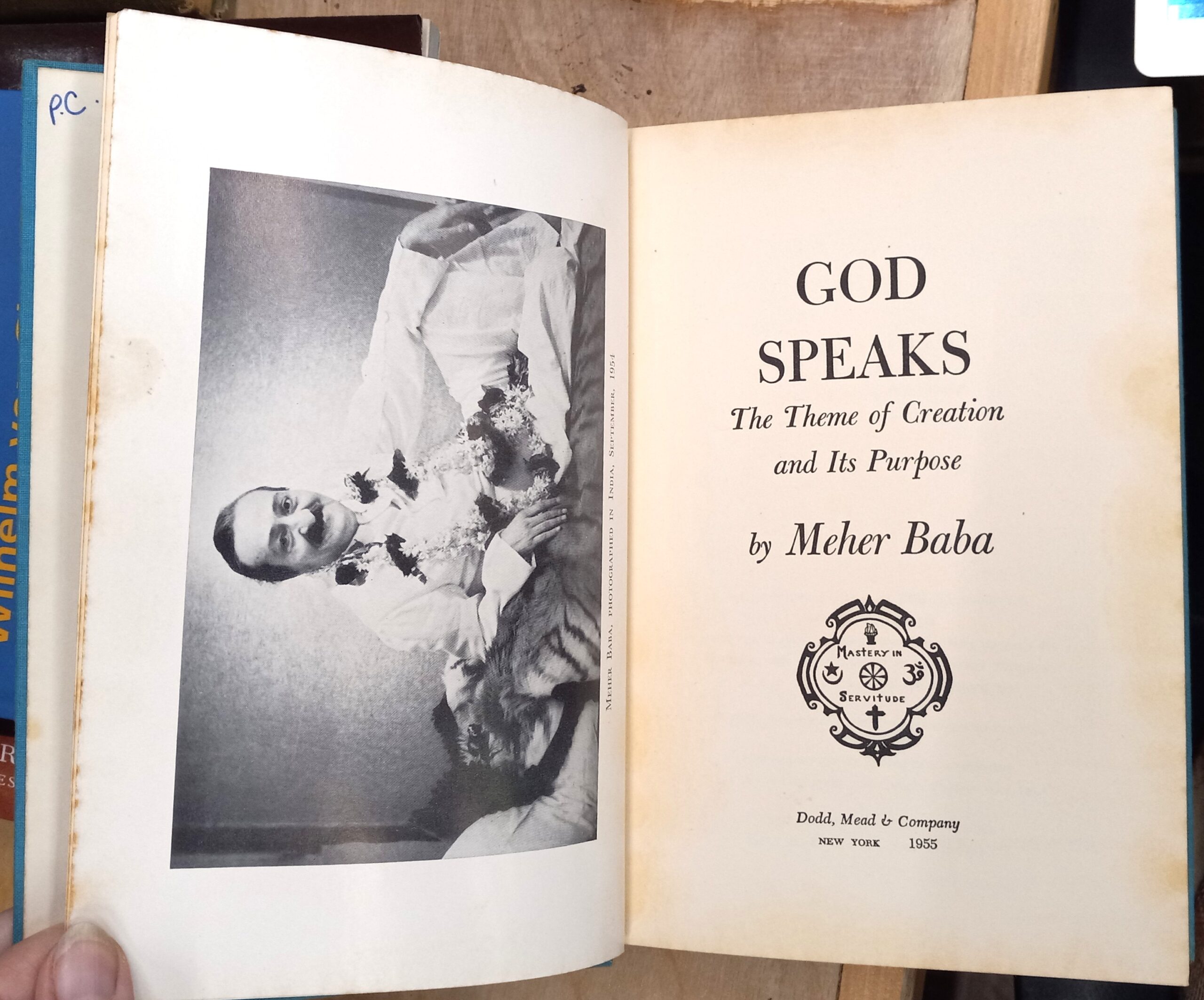 God Speaks title page and frontispiece