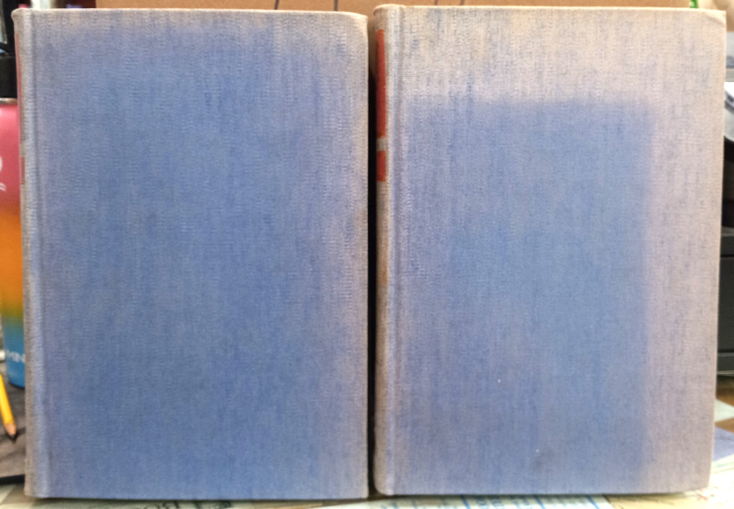 Memorias Sobre La Historia Natural De La Isla De Cuba front boards of both volumes