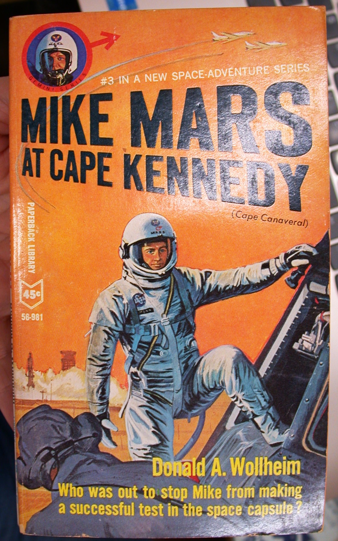 Front cover for Mike Mars at Cape Kennedy