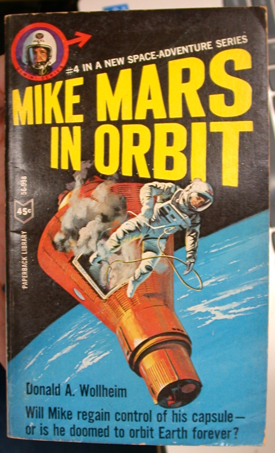 Mike Mars in Orbit front cover