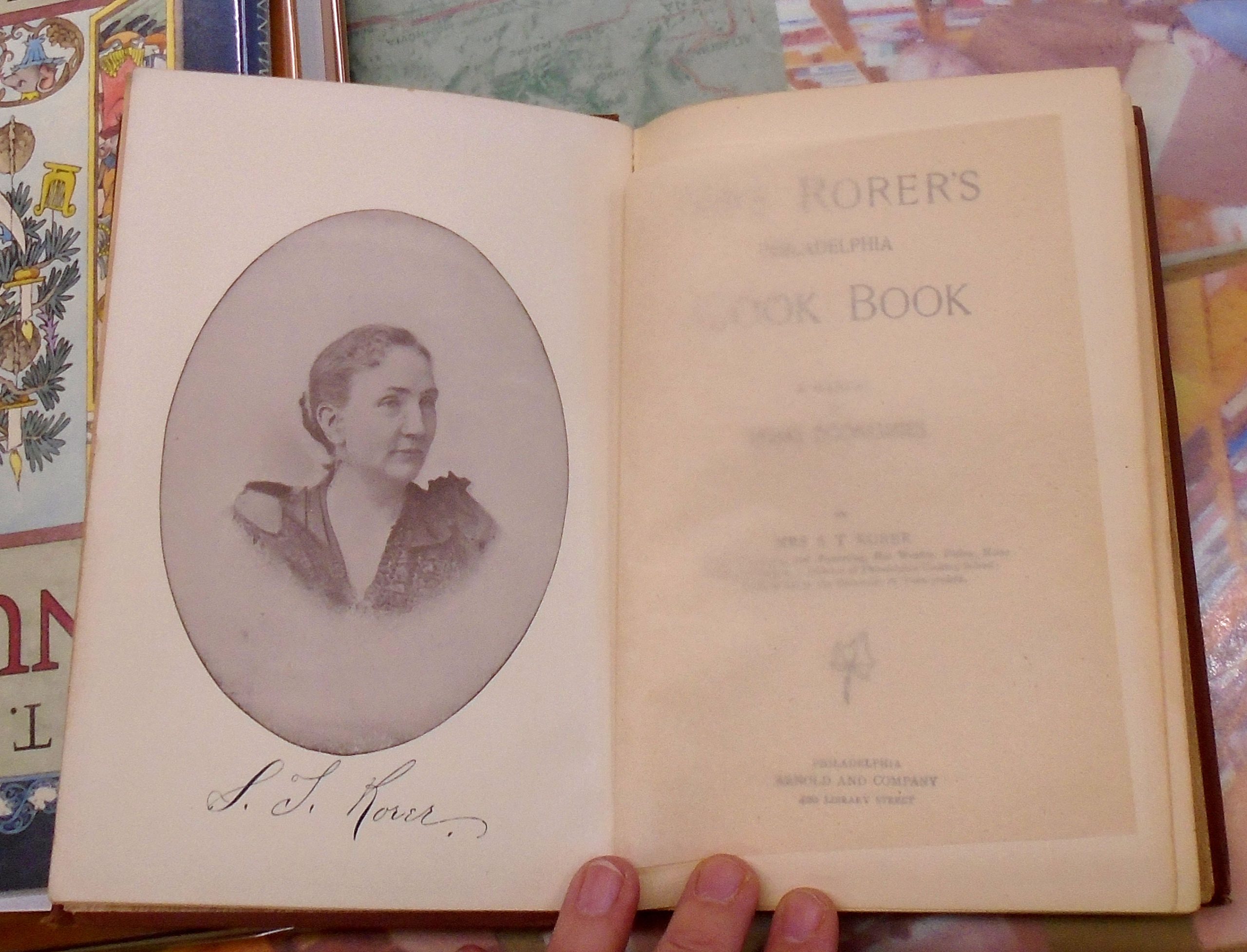 Mrs Rorers frontispiece & title page