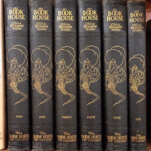 My Bookhouse spines of all six volumes