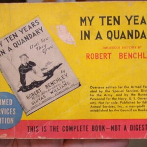 Front cover of My Ten Years in a Quandary