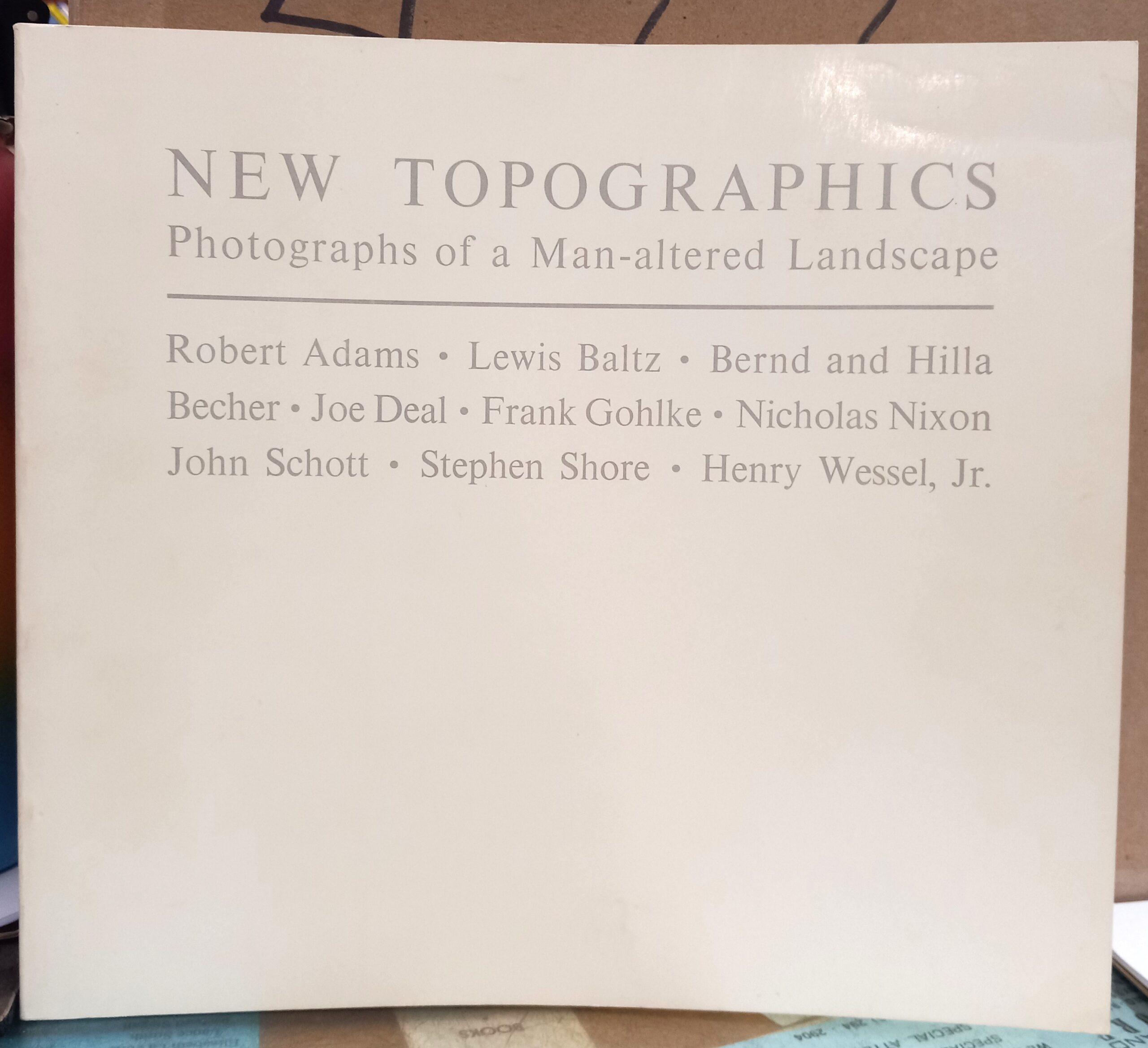 New Topographics front cover