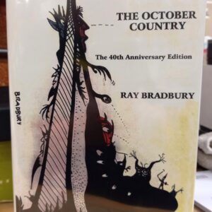 The October Country limitation page with signatures of Ray Bradbury