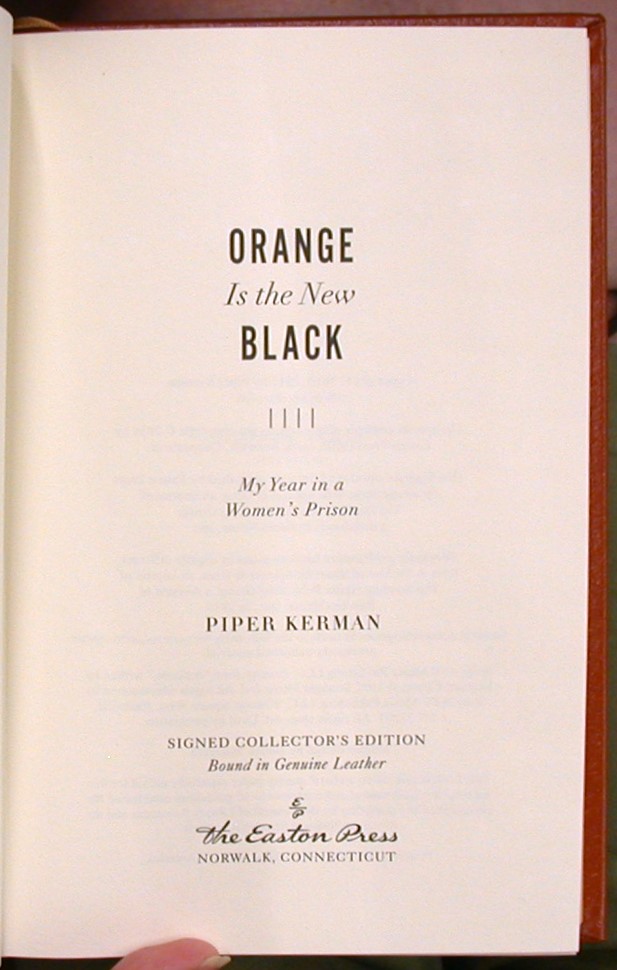 Orange is the New Black title page