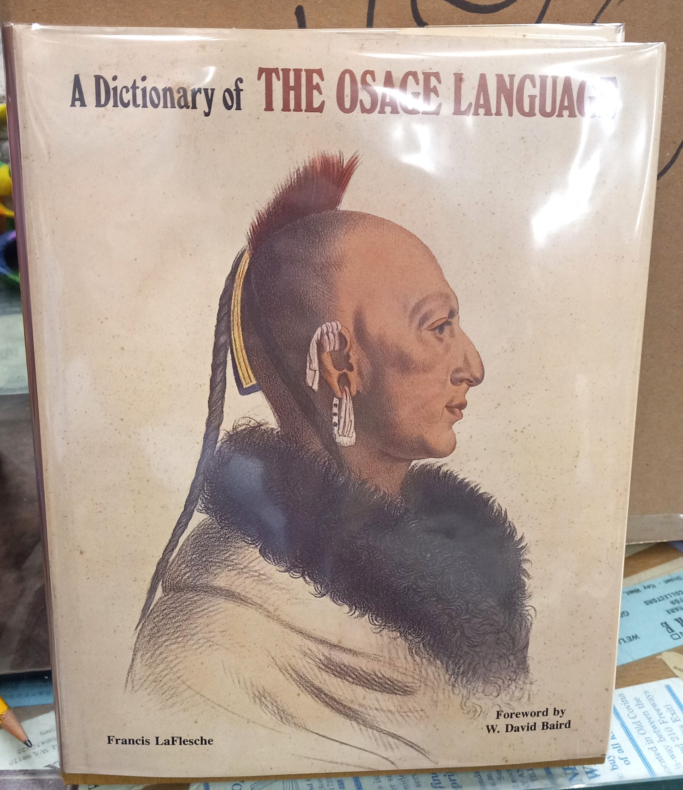 A Dictionary of the Osage Language jacket front