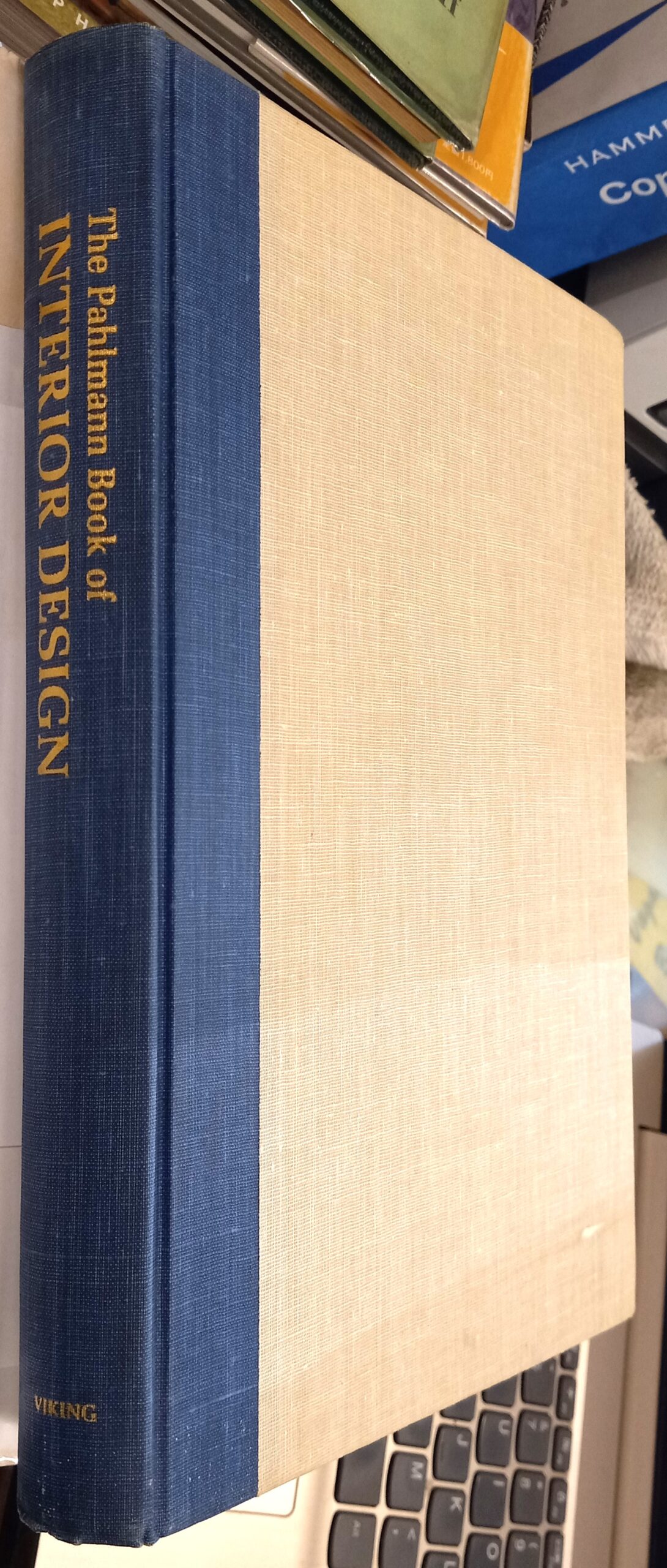 The Pahlmann Book of Interior Design binding spine and front board