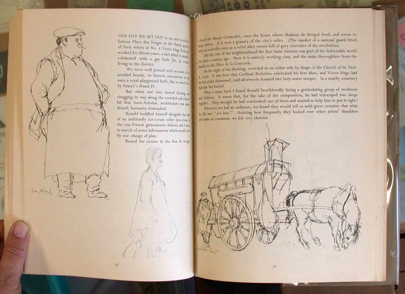 Paris Sketchbook pages