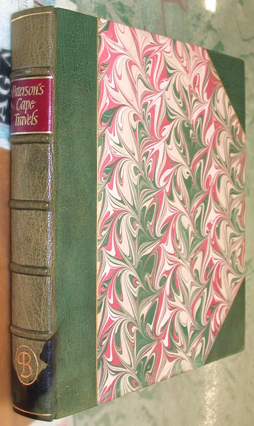 Paterson's Cape Travels front board and spine