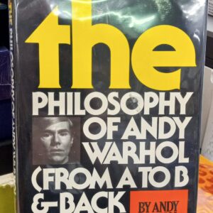 The Philosophy of Andy Warhol jacket front