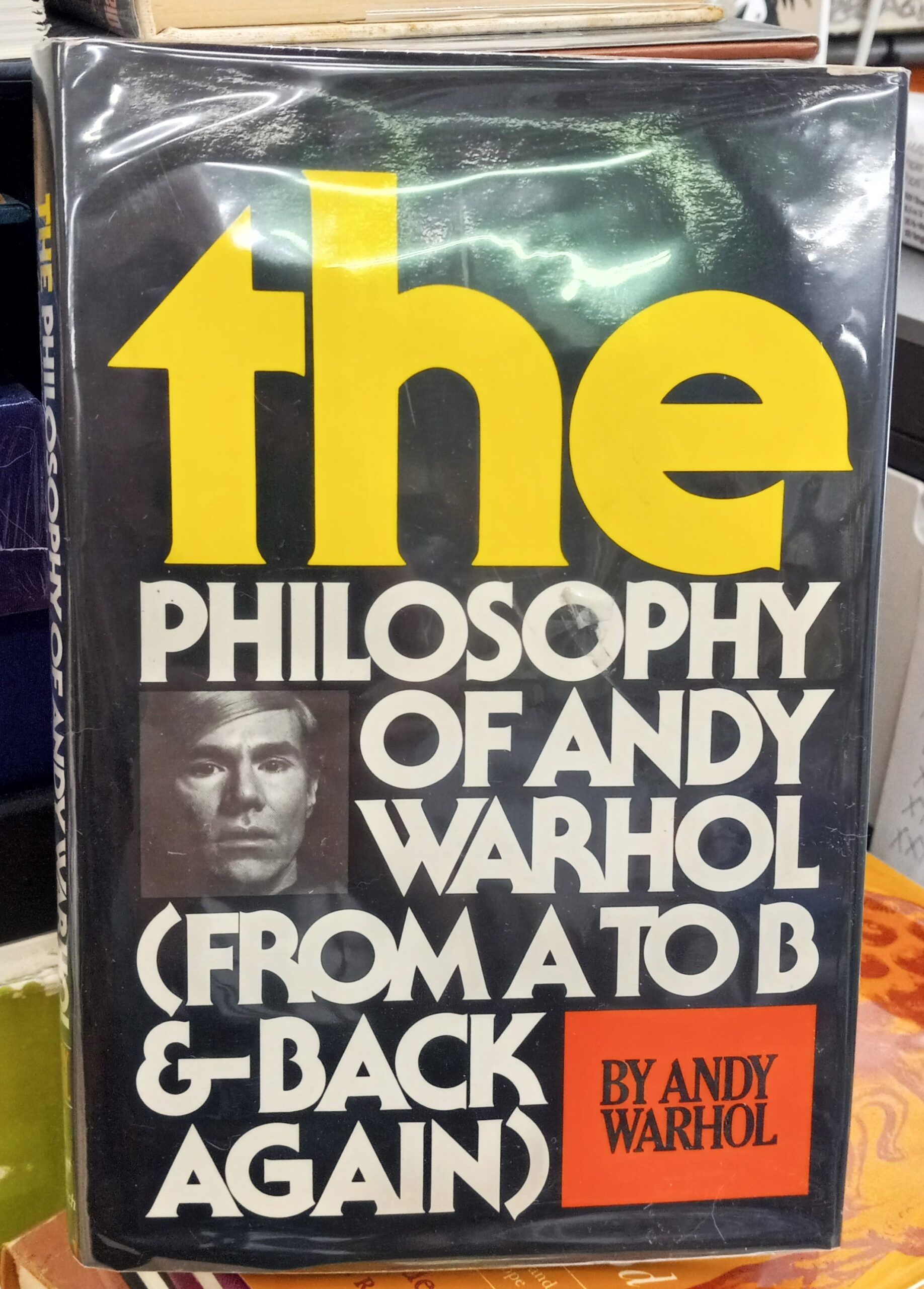 The Philosophy of Andy Warhol jacket front