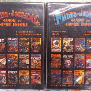 The Photo-Journal Guide to Comic Books front jackets of both volumes