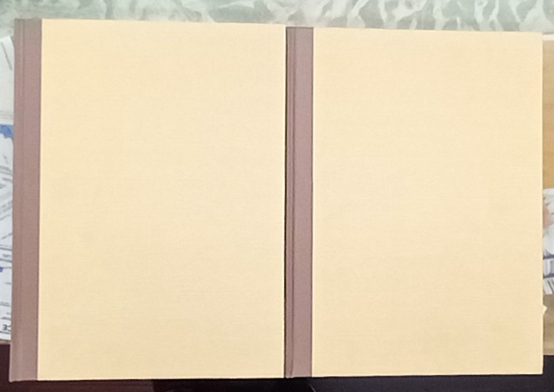 The Three Books of the Potter's Art front boards of both volumes