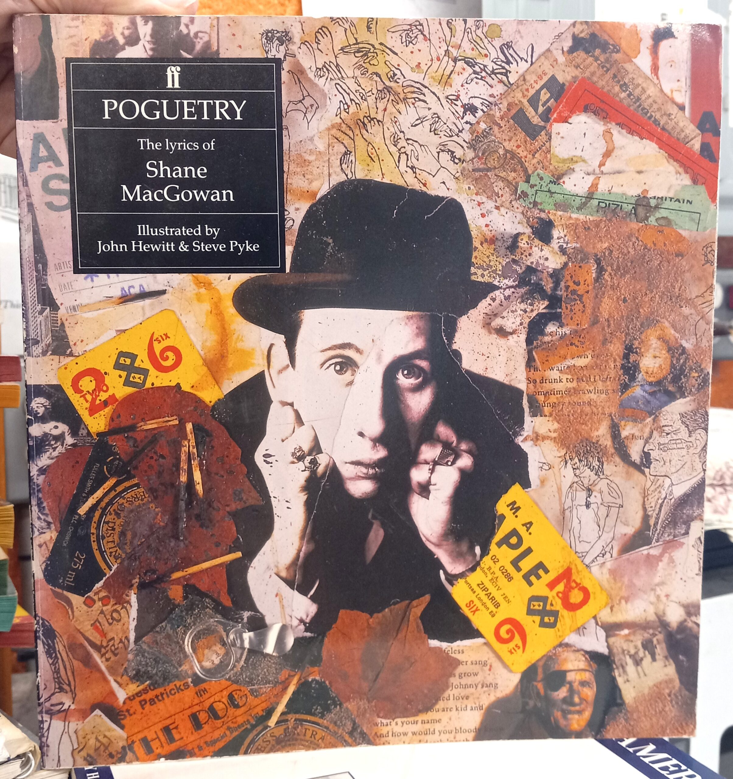 Poguetry The Lyrics of Shane MacGowan front cover