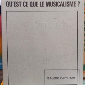 Qu'Est Ce Que Le Musicalisme? front cover