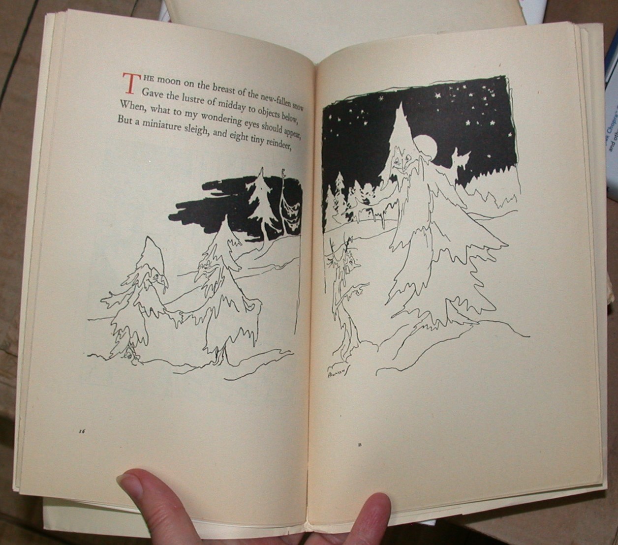 The Night Before Christmas pages