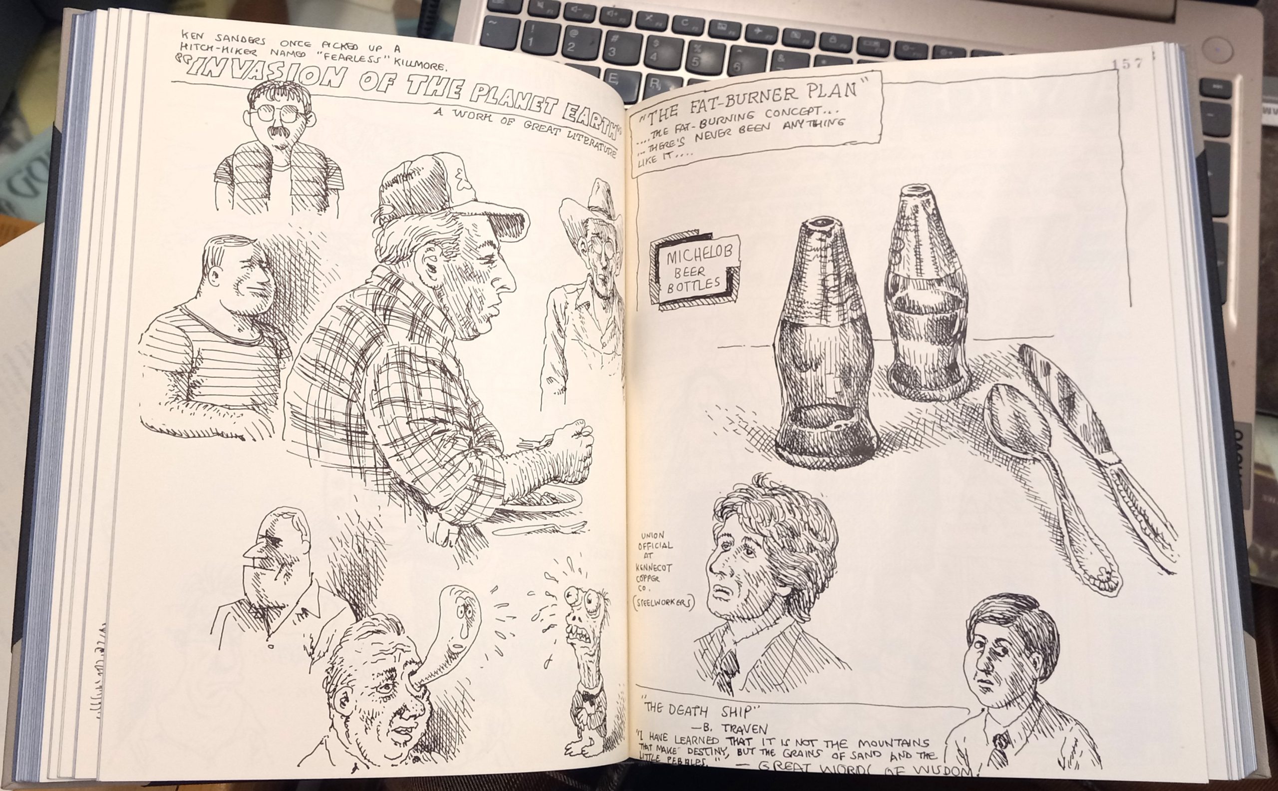 R. Crumb Sketch Book pages