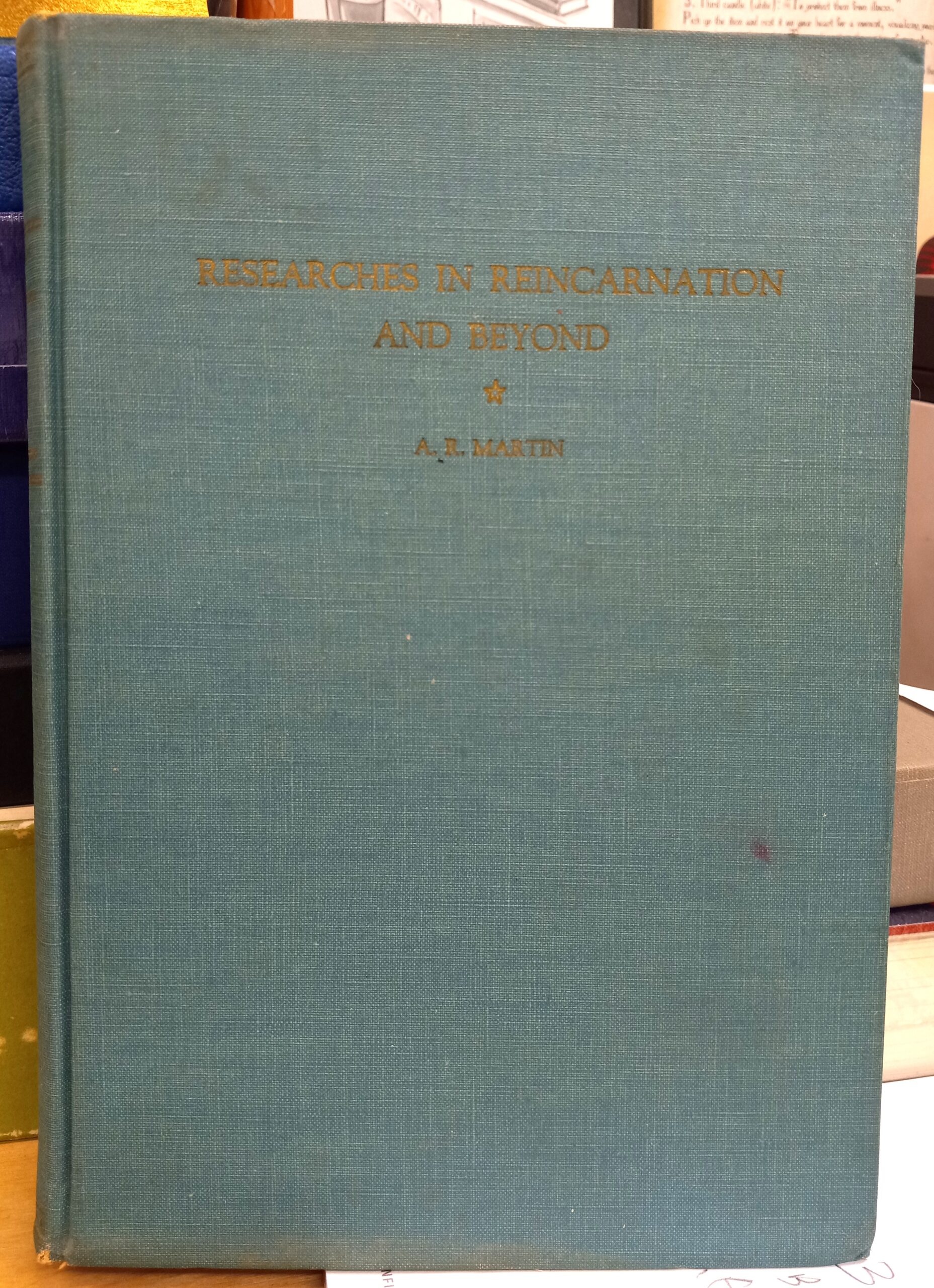 Researches in Reincarnation and Beyond front board