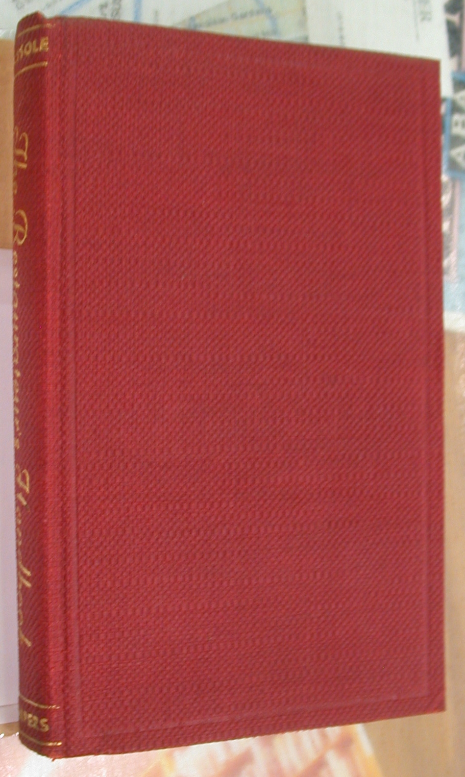 The Restauranteurs Handbook binding