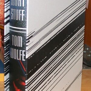 The Right Stuff book in slipcase with spine showing