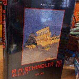 R. M. Schindler Architect jacket spine and front