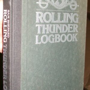Rolling Thunder Logbook binding spine and front board