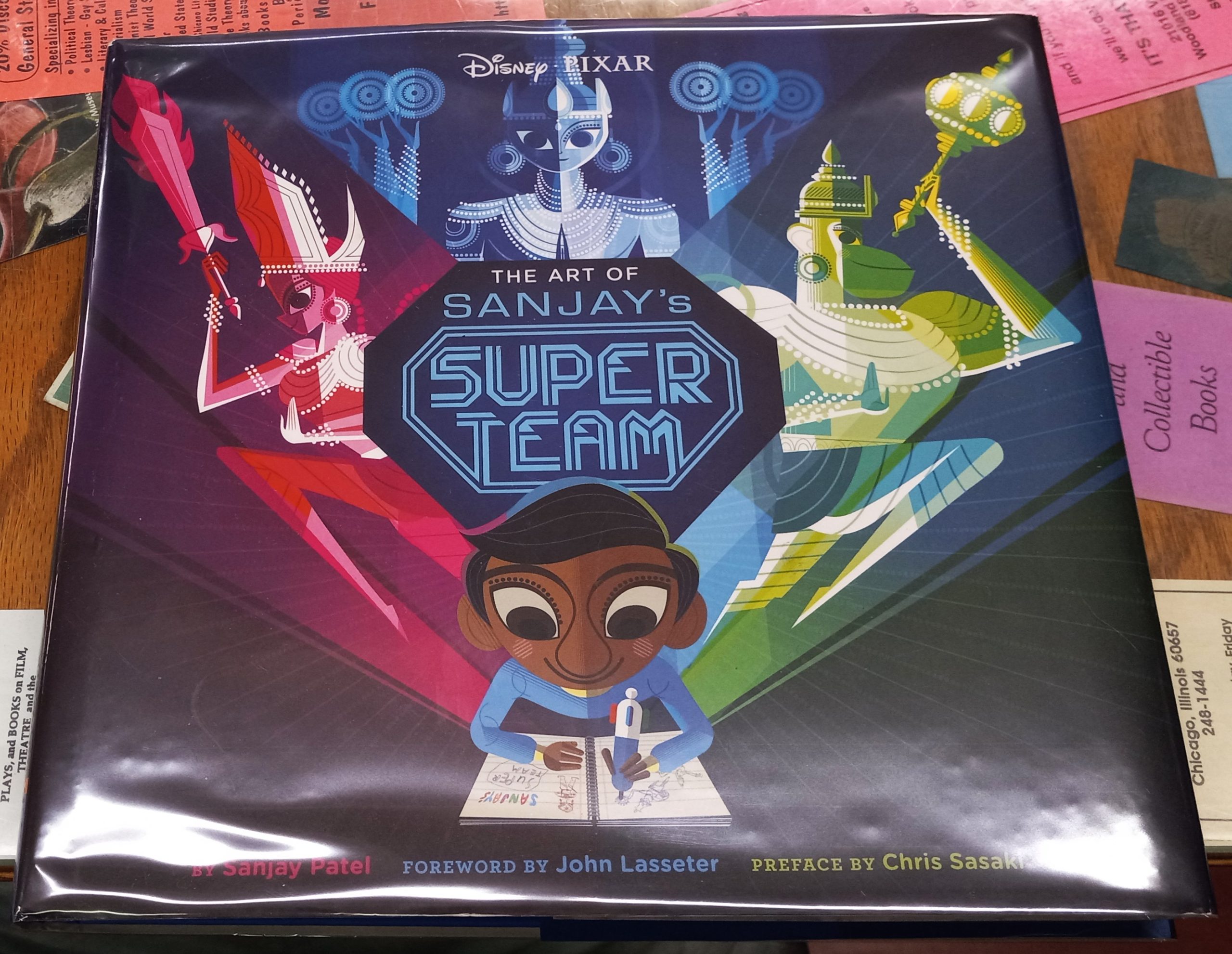 The Art of Sanjay's Super Team jacket front