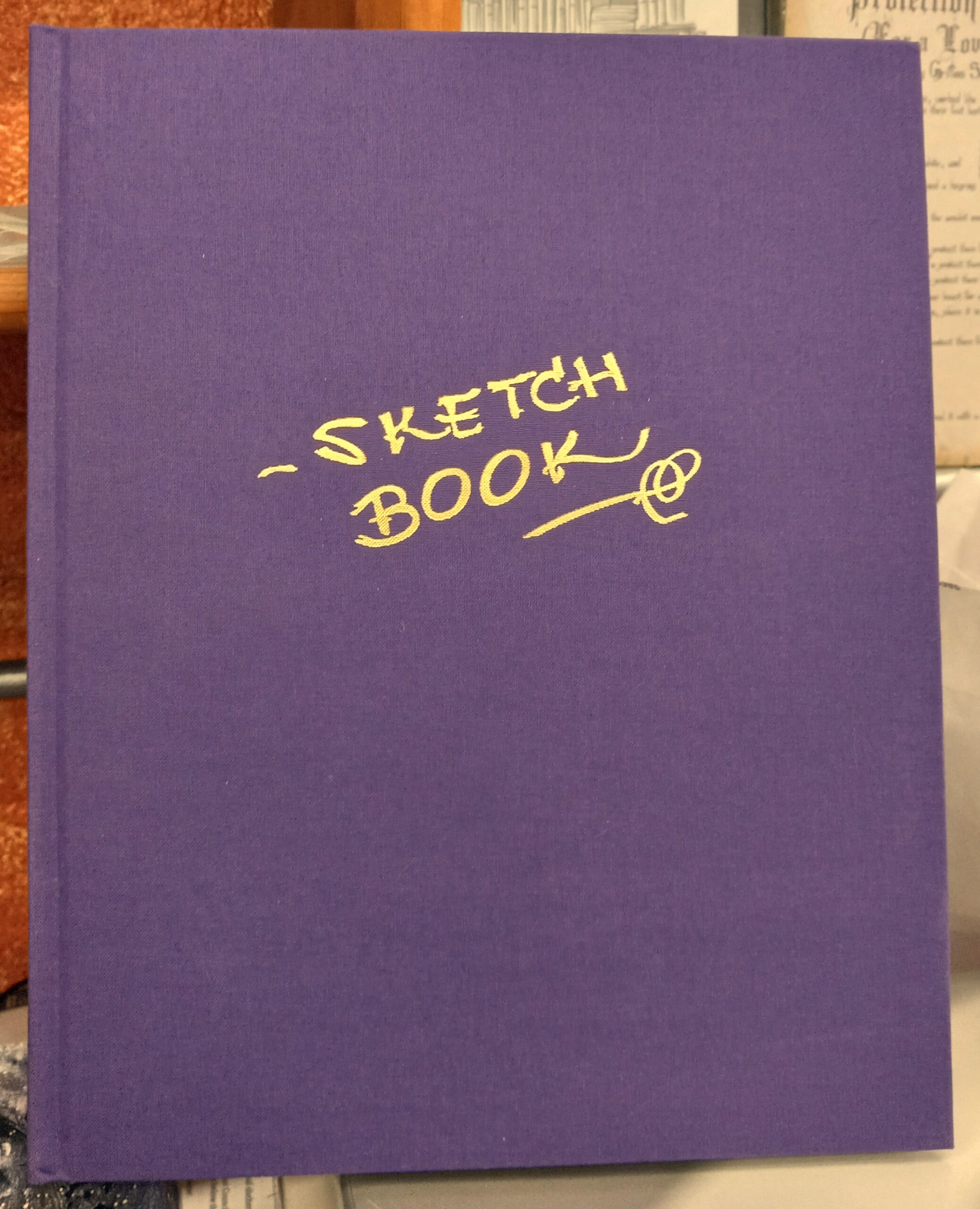 Sleeping Beauty Sketchbook front board