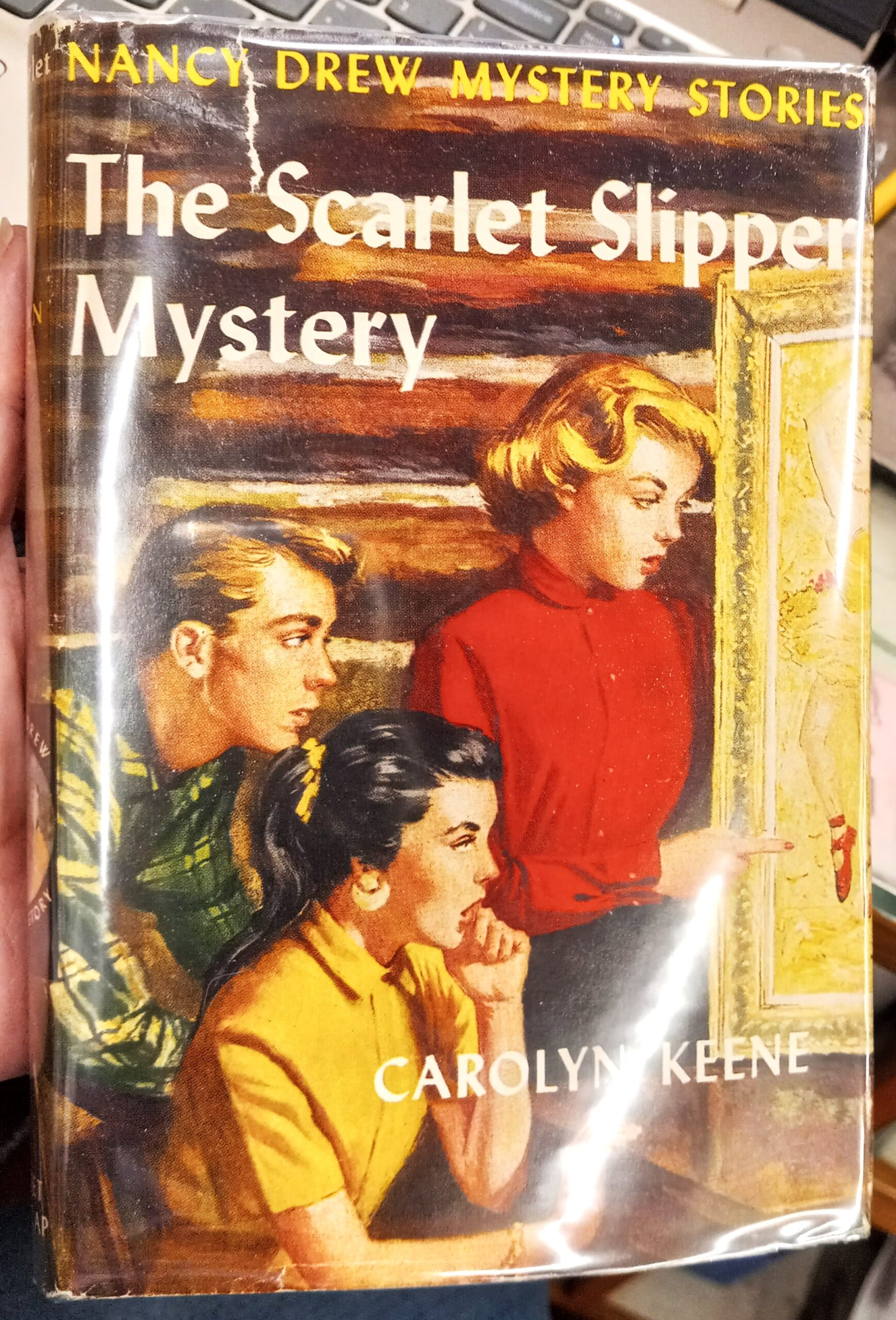 The Scarlet Slipper Mystery jacket front